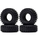 4PCS 1.9" 108x43mm 1/10 Crawler Tires (Rubber) - upgraderc