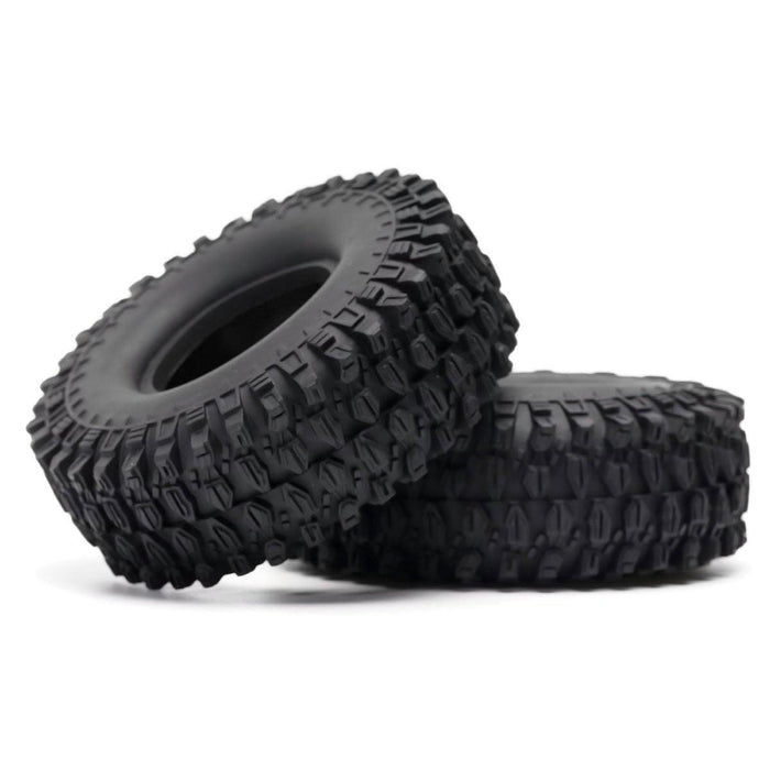 4PCS 1.9" 120x47mm 1/10 Crawler Tires (Rubber) Band en/of Velg New Enron 