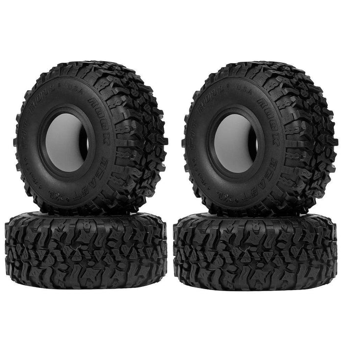 4PCS 1.9" 120x50mm 1/10 Crawler Tires (Rubber) - upgraderc