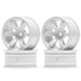 4PCS 1.9" 52x26mm Rims for 1/10 Drift (Plastic) Band en/of Velg New Enron WHITE 4PCS 