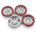 4PCS 1.9" 56.5x25mm 1/10 Beadlock Wheel Rims (Aluminium) - upgraderc