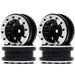 4PCS 1.9" 57x31mm 1/10 Crawler Beadlock Rims (Plastic) Band en/of Velg New Enron Wheel Hub - D 