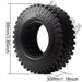 4PCS 1.9" Tires for 1/10 Crawler (98mm Rubber) Band en/of Velg Injora 