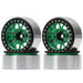 4PCS 1/10 Crawler 1.9" 56x26mm Beadlock Rims (Aluminium) Band en/of Velg New Enron Green 