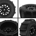 4PCS 115x41mm 1/10 Short Course Wheels Set (Rubber) - upgraderc