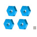 4PCS 12x3.5mm Wheel Hex (Aluminium) Hex Adapter New Enron BLUE 