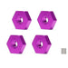 4PCS 12x3.5mm Wheel Hex (Aluminium) Hex Adapter New Enron PURPLE 