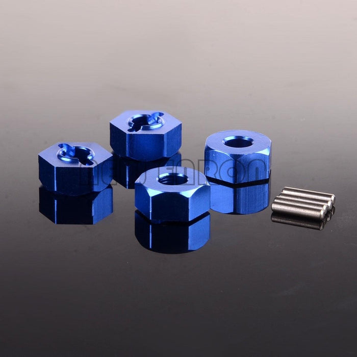 4PCS 12x5mm Wheel Hex for Axial SCX10 Wrangler 1/10 (Aluminium) Hex Adapter New Enron NAVY 