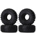 4PCS 2.2" 120x50mm Tires for 1/10 Crawler (Rubber) Band en/of Velg New Enron 