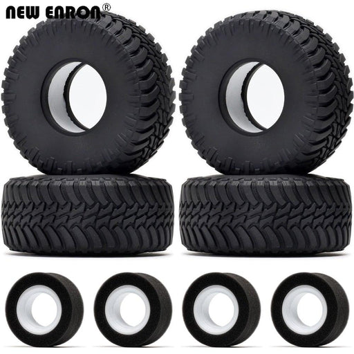 4PCS 2.2" 130x58mm 1/10 Crawler Tires (Rubber) Band en/of Velg New Enron Style-B 4pcs 