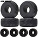 4PCS 2.2" 130x58mm 1/10 Crawler Tires (Rubber) Band en/of Velg New Enron Style-A 4pcs 