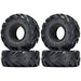 4PCS 2.2" 140x56mm Tires for 1/10 Crawler (Rubber) Band en/of Velg New Enron 