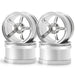 4PCS 2.2" 140x58mm 1/10 Crawler Beadlock Wheels Set (Aluminium+Rubber) - upgraderc