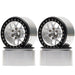 4PCS 2.2" 64x35mm Beadlock Rims for 1/10 Crawler (Aluminium) Band en/of Velg New Enron Silver-Black 4pcs 