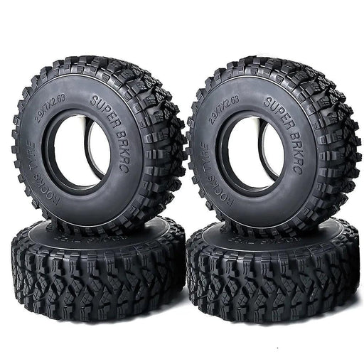 4PCS 2.9" 180x70mm 1/6 Wheel Tires (Rubber) - upgraderc