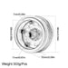 4PCS 2.9" 90x53mm 1/6 Beadlock Wheel Rims (Aluminium) - upgraderc
