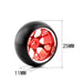 4PCS 25x11mm 1/28 Drift Wheel Set (Metaal, Plastic) - upgraderc
