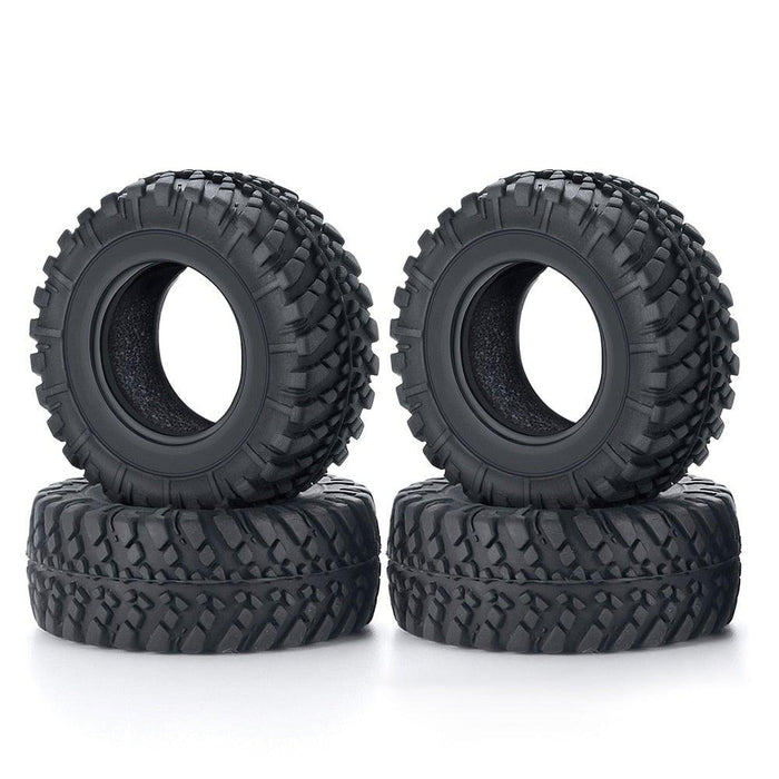 4PCS 38x15mm Tires for 1/18 Crawler (Rubber) Band en/of Velg Yeahrun 