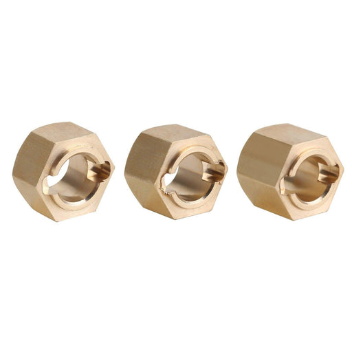 4PCS 4/5/6mm Wheel Hex Thickness for FMS FCX24 1/24 (7mm Messing) - upgraderc