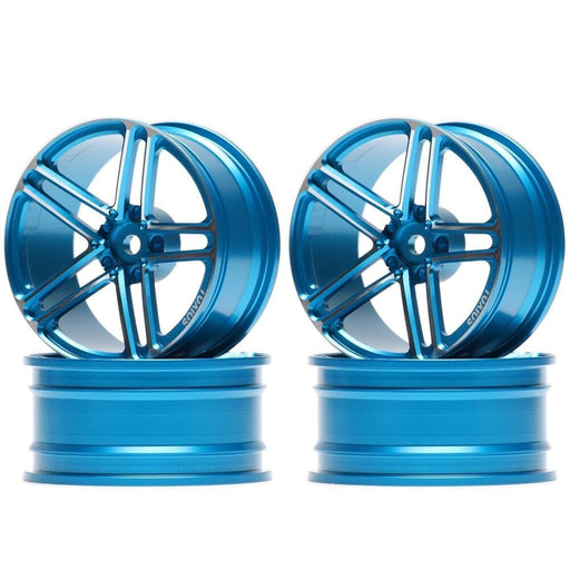 4PCS 52x26mm 1/10 Drift Wheel Rims (Aluminium) Band en/of Velg New Enron BLUE 4PCS 