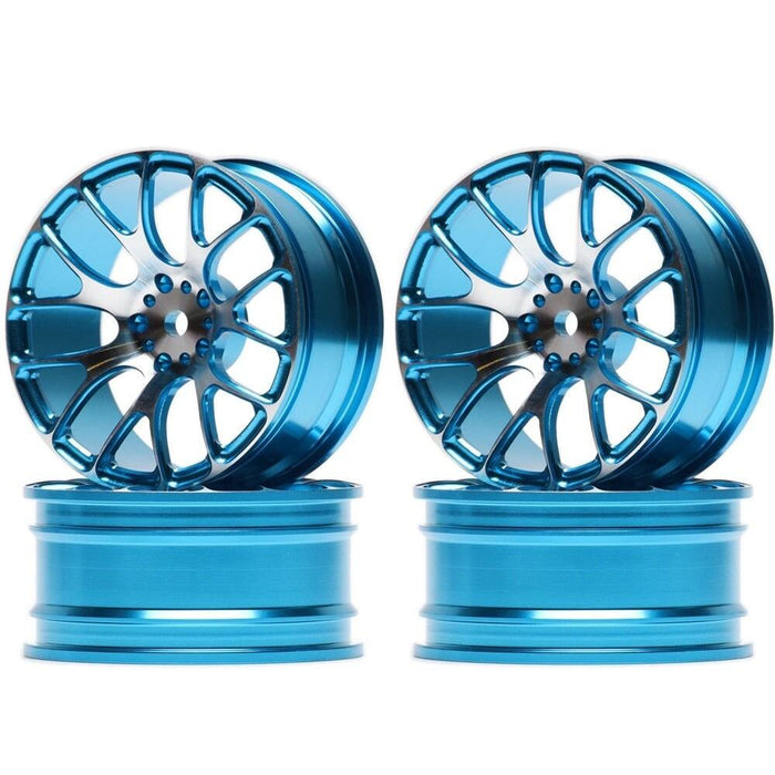 4PCS 52x26mm 1/10 Drift Wheel Rims (Aluminium) Band en/of Velg New Enron BLUE 4PCS 