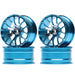 4PCS 52x26mm 1/10 Drift Wheel Rims (Aluminium) Band en/of Velg New Enron BLUE 4PCS 