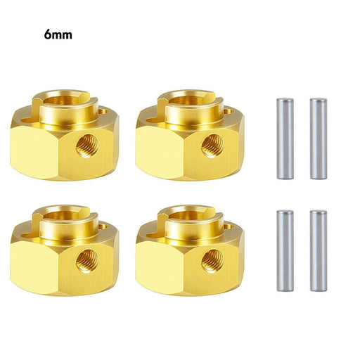 4PCS 5/6/8/9/10/12mm Extended Hex Adapter (Messing) - upgraderc