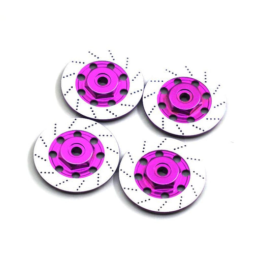 4PCS Brake Disc Hex Adapter for Sakura D4 (Aluminium) Onderdeel Yeahrun Purple 