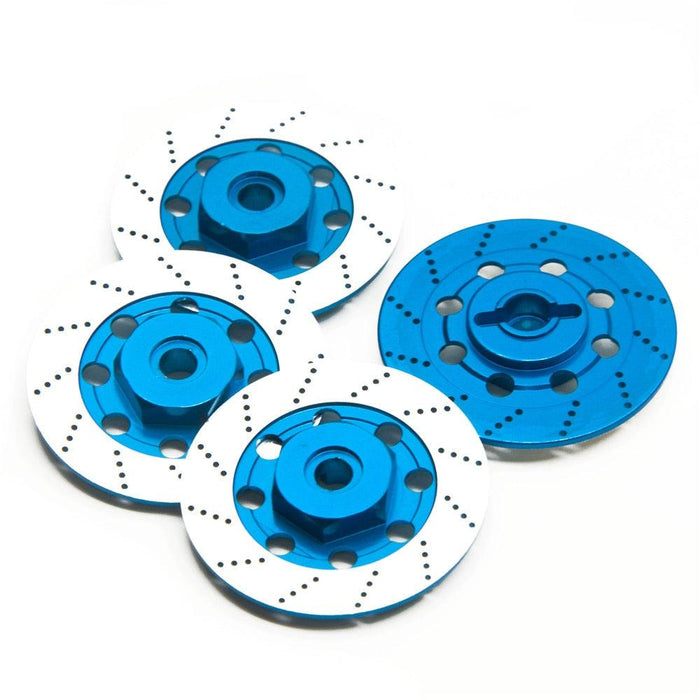 4PCS Brake Disc Hex Adapter for Sakura D4 (Aluminium) Onderdeel Yeahrun Blue 