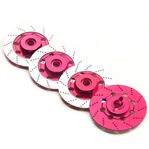 4PCS Brake Disc Hex Adapter for Sakura D4 (Aluminium) Onderdeel Yeahrun Pink 
