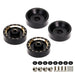 4PCS Extended Wheel Hubs Counterweight 7mm Hex for Axial 1/24 (Messing) Hex Adapter New Enron 