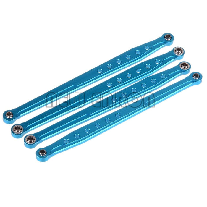 4PCS Lower Suspension Link Rod for Axial SCX10 1/10 (Aluminium) AX80043 Onderdeel New Enron BLUE 