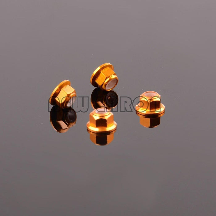 4PCS M4 Wheel Hex Lock Nut Schroef New Enron GOLD 