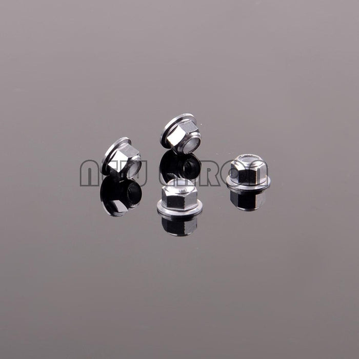 4PCS M4 Wheel Hex Lock Nut Schroef New Enron GREY 