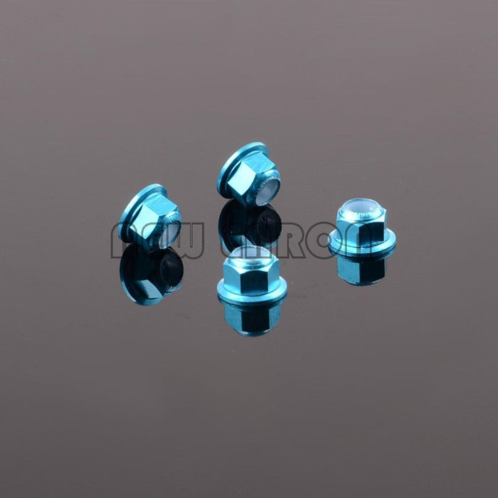 4PCS M4 Wheel Hex Lock Nut Schroef New Enron BLUE 