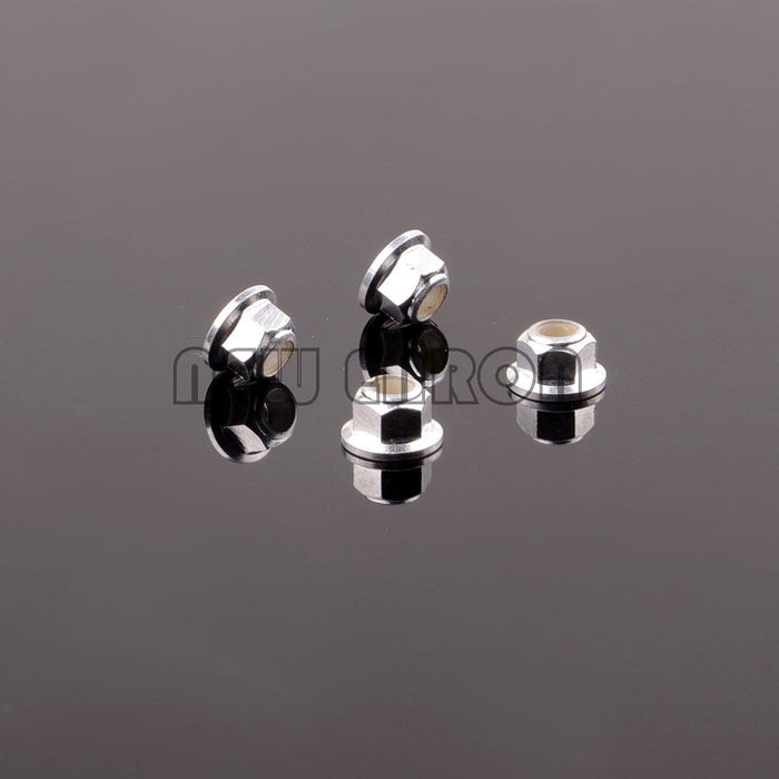 4PCS M4 Wheel Hex Lock Nut Schroef New Enron SILVER 