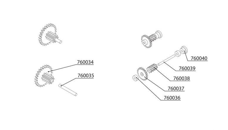 4PCS Secondary Axle Sleeve for Turbo Racing C71 1/76 760036 - upgraderc