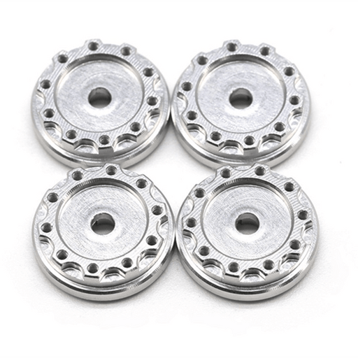 4PCS Wheel Flange Plate, Screws & Nuts for Orlandoo Hunter M01 1/32 (Metaal) - upgraderc