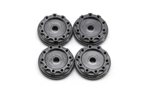 4PCS Wheel Flange Plate, Screws & Nuts for Orlandoo Hunter M01 1/32 (Metaal) - upgraderc