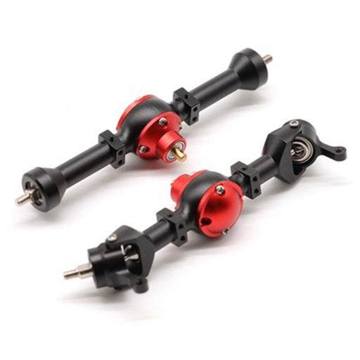50-60mm MA2 Front & Rear Axle Set for Orlandoo Hunter P01 1/35 (Metaal) - upgraderc