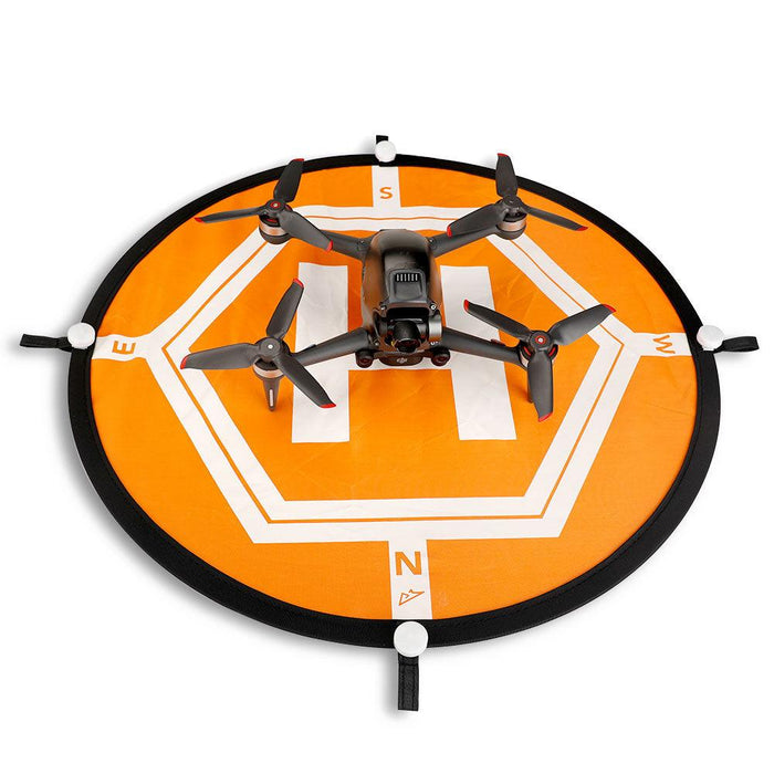 55/80cm Drone Foldable Landing Pad w/ Flashing LED Lights - upgraderc