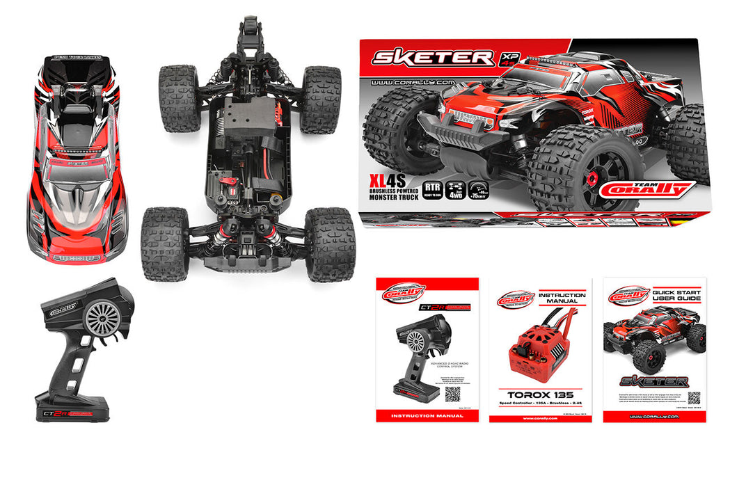 Team Corally SKETER XL4S 1/10 Monster Truck PNP