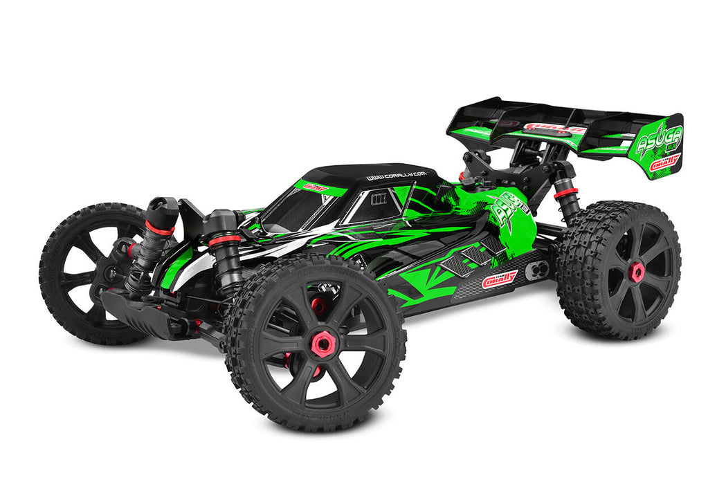 Team Corally ASUGA XLR 6S 1/8 Buggy PNP (Groente)