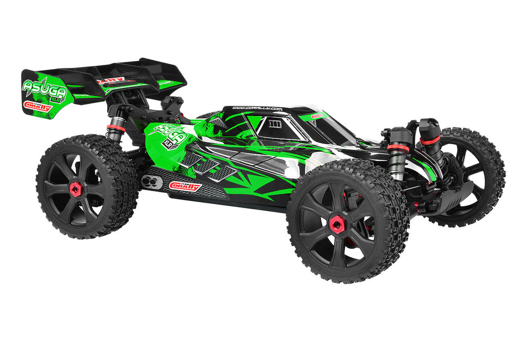 Team Corally ASUGA XLR 6S 1/8 Buggy PNP (Groente)