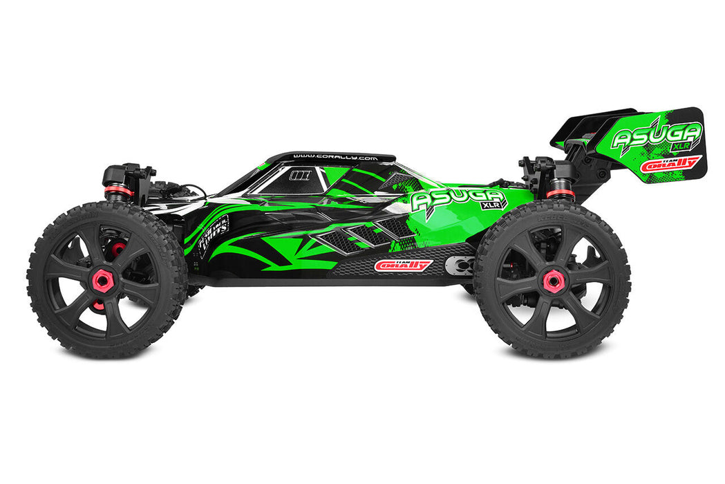 Team Corally ASUGA XLR 6S 1/8 Buggy PNP (Groente)