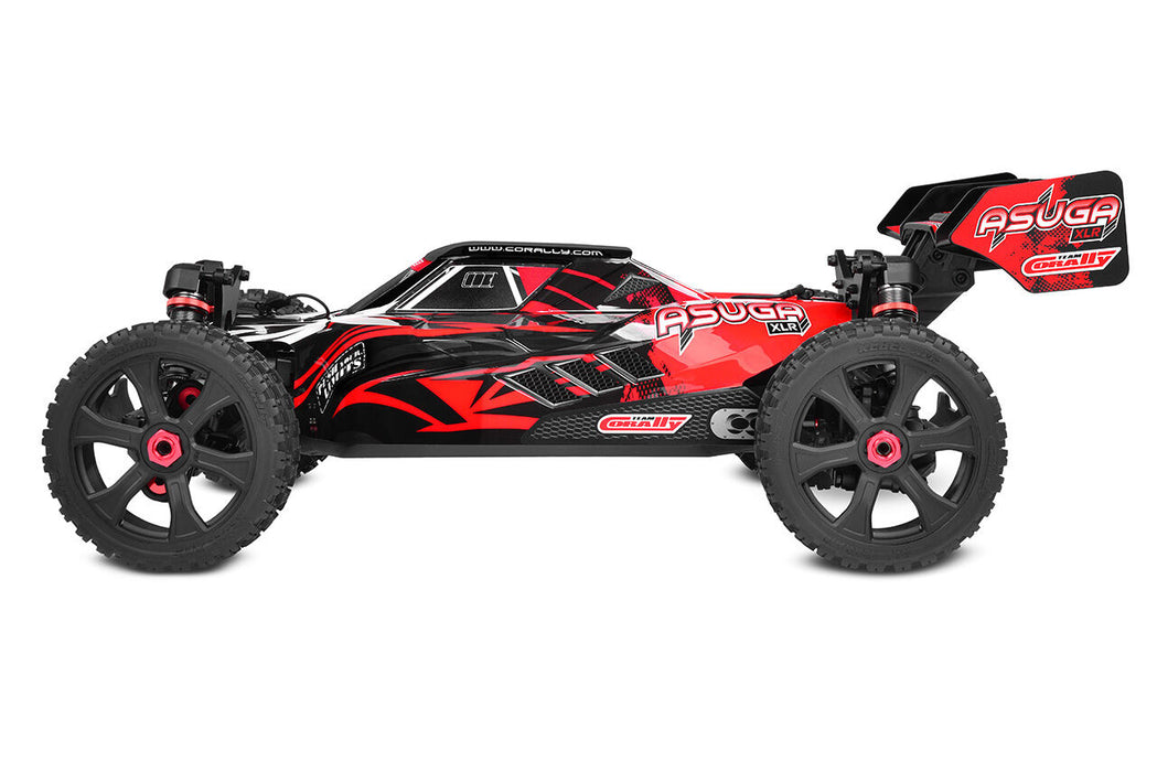 Team Corally ASUGA XLR 6S 1/8 Buggy PNP (Rood)