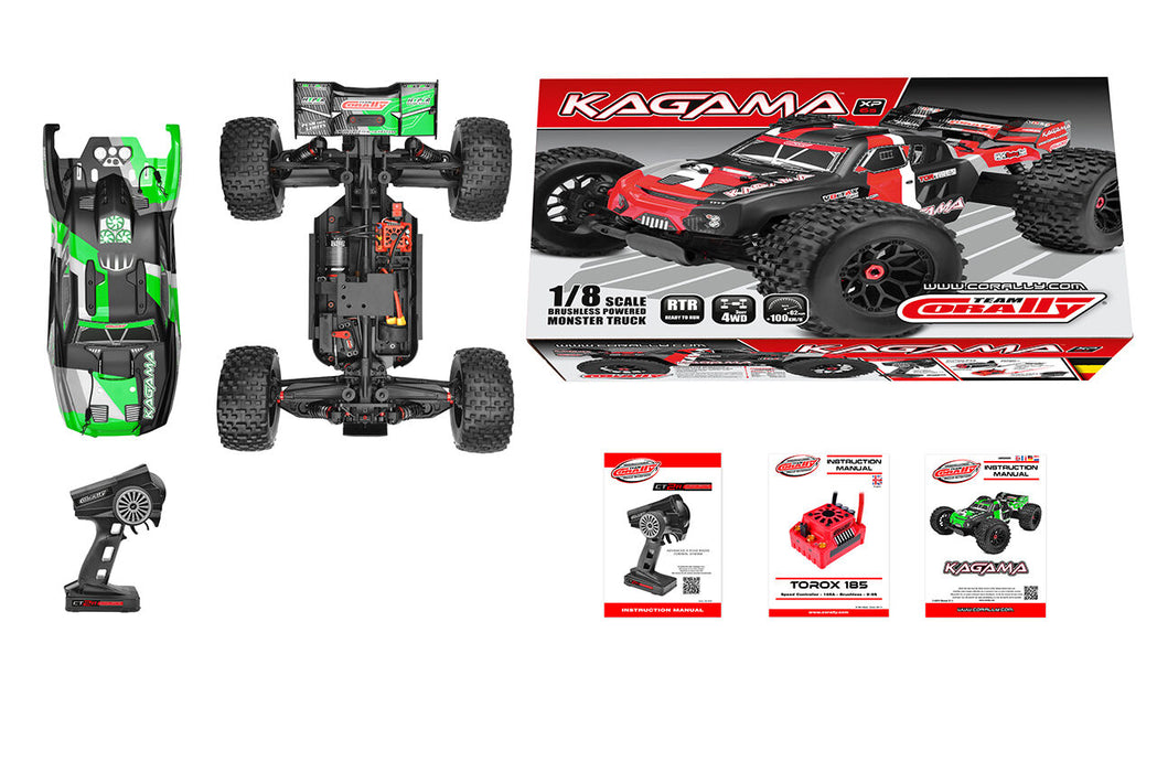 Team Corally KAGAMA XP 6S 1/8 Truggy PNP (Groente)