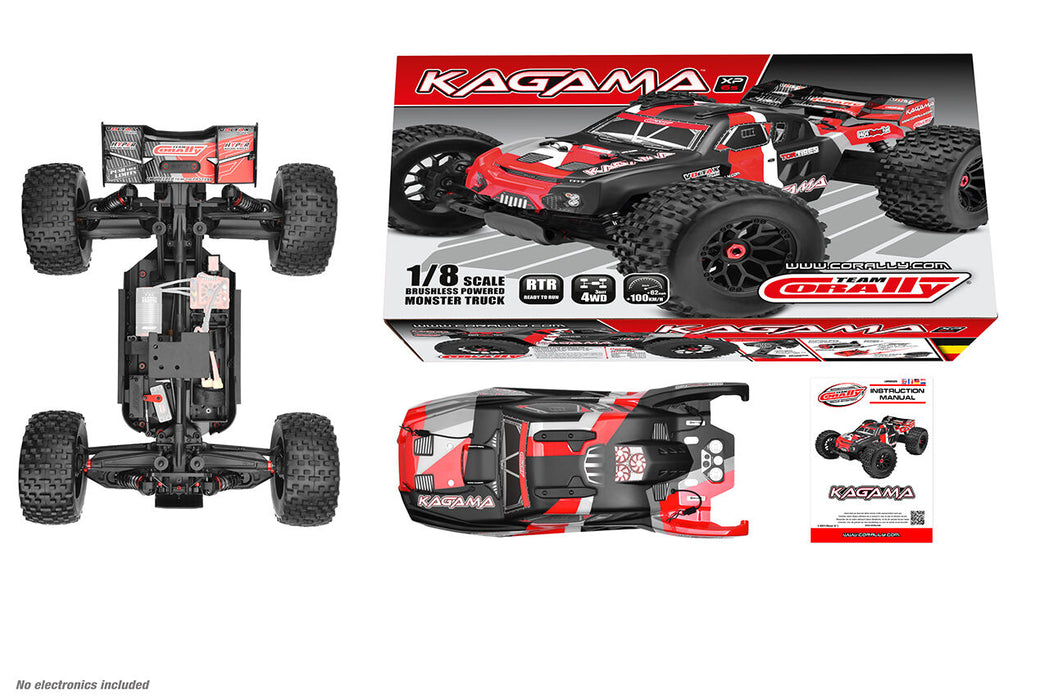 Team Corally KAGAMA XP 6S 1/8 Truggy PNP (Rood)