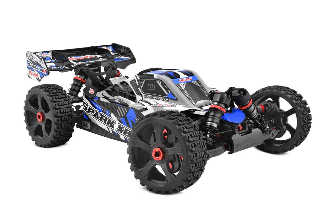 Team Corally SPARK XB6 1/8 Buggy PNP (Blauw)