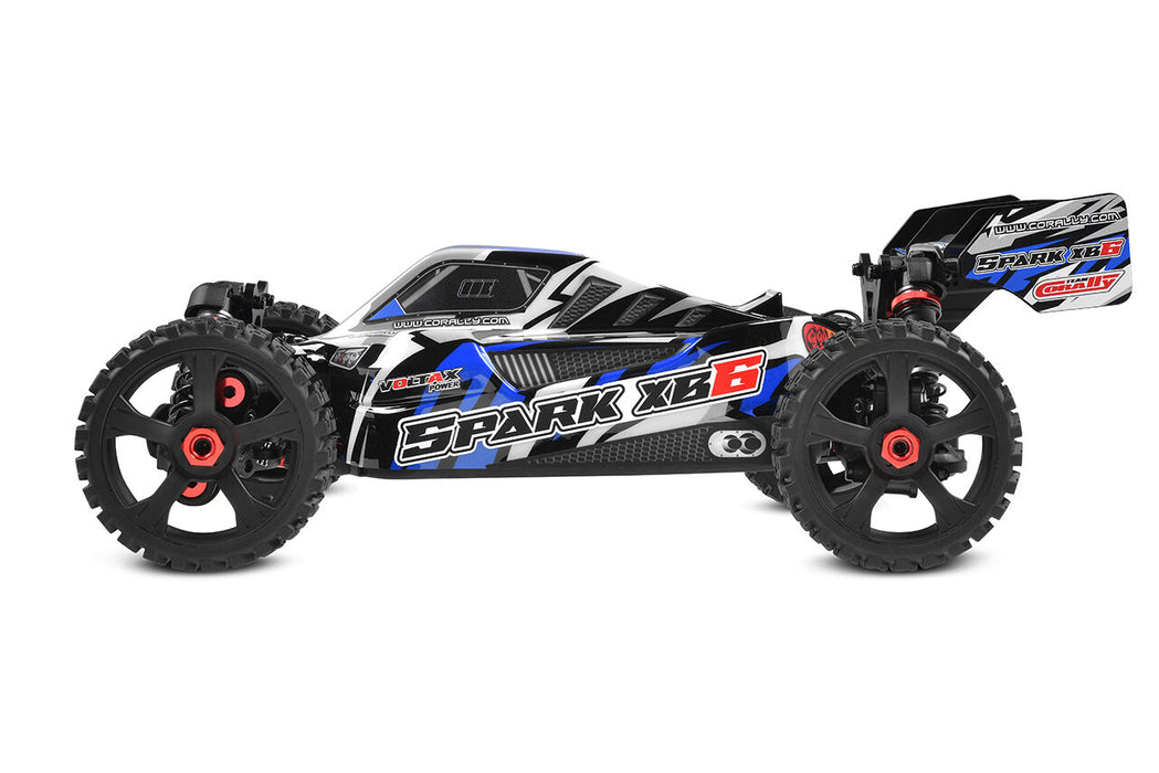 Team Corally SPARK XB6 1/8 Buggy PNP (Blauw)